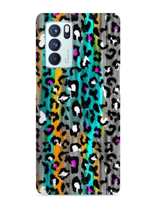 Mix Animal Skin Snap Case for Oppo Reno 6 Pro (5G) Zapvi