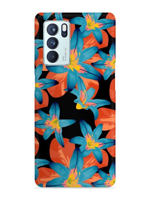 Philippine Flowers Seamless Snap Case for Oppo Reno 6 Pro (5G)