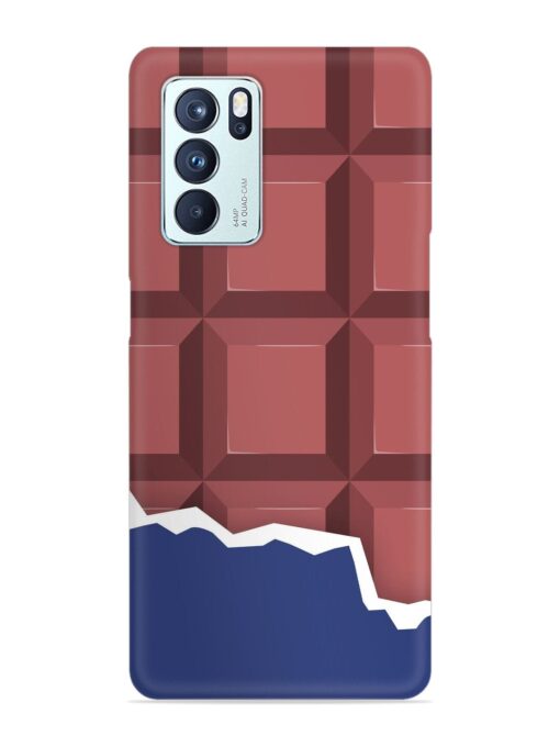 Chocolate Vector Art Snap Case for Oppo Reno 6 Pro (5G)