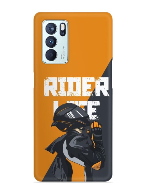 Rider Life Snap Case for Oppo Reno 6 Pro (5G)