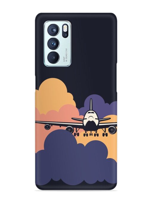 Aeroplane vector Snap Case for Oppo Reno 6 Pro (5G)