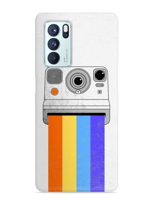 Retro Camera Art Snap Case for Oppo Reno 6 Pro (5G)