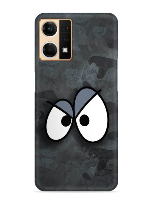 Big Eyes Night Mode Snap Case for Oppo Reno 7 (4G) Zapvi