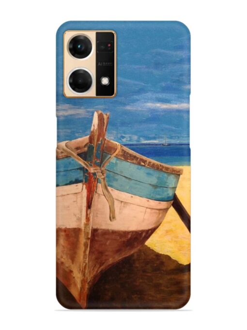 Canvas Painting Snap Case for Oppo Reno 7 (4G) Zapvi