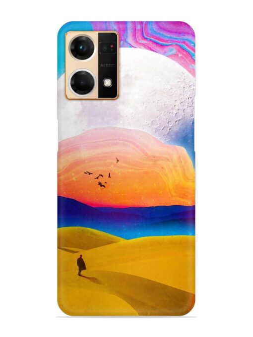 Sandy Desert Snap Case for Oppo Reno 7 (4G) Zapvi