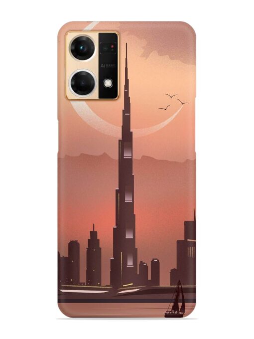 Landmark Burj Khalifa Snap Case for Oppo Reno 7 (4G) Zapvi