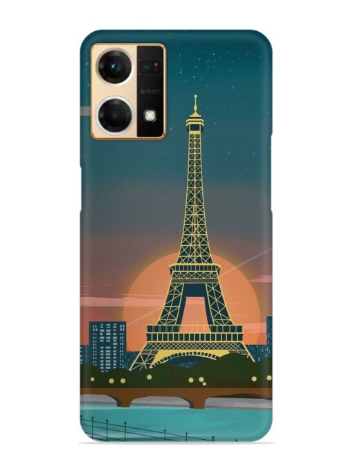 Scenery Architecture France Paris Snap Case for Oppo Reno 7 (4G) Zapvi