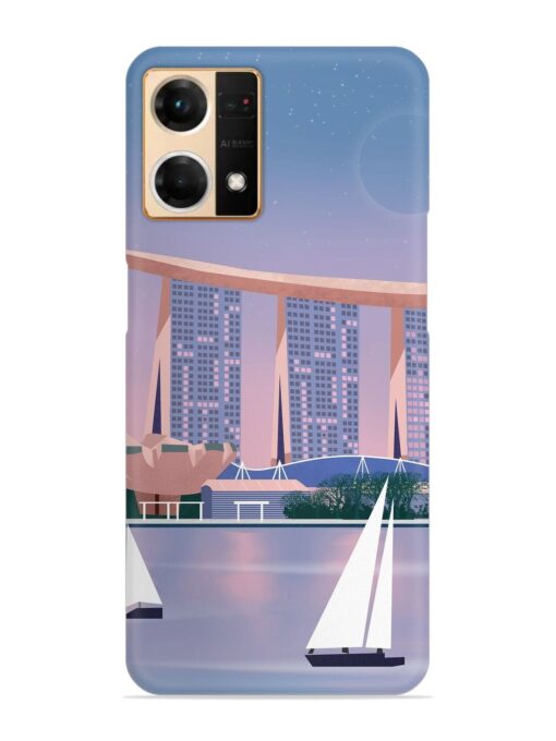 Singapore Scenery Architecture Snap Case for Oppo Reno 7 (4G) Zapvi