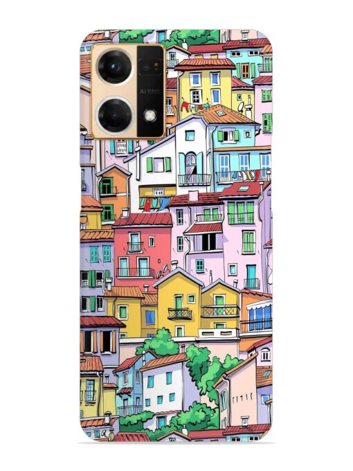 Europe Old Town Snap Case for Oppo Reno 7 (4G) Zapvi