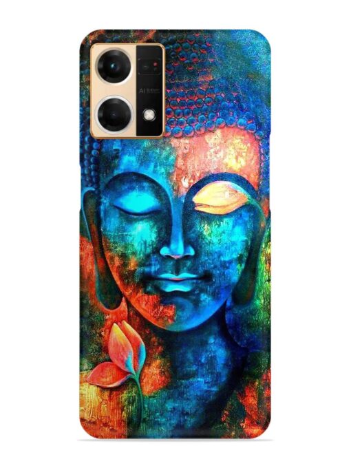 Buddha Painting Snap Case for Oppo Reno 7 (4G) Zapvi