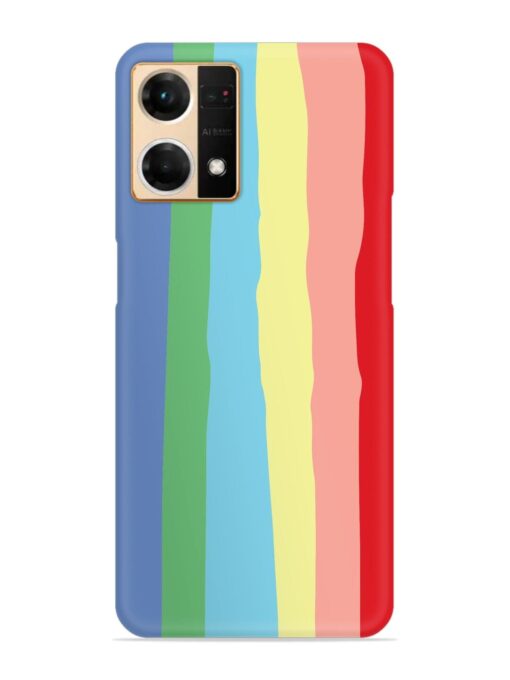 Rainbow Premium Shade Snap Case for Oppo Reno 7 (4G) Zapvi