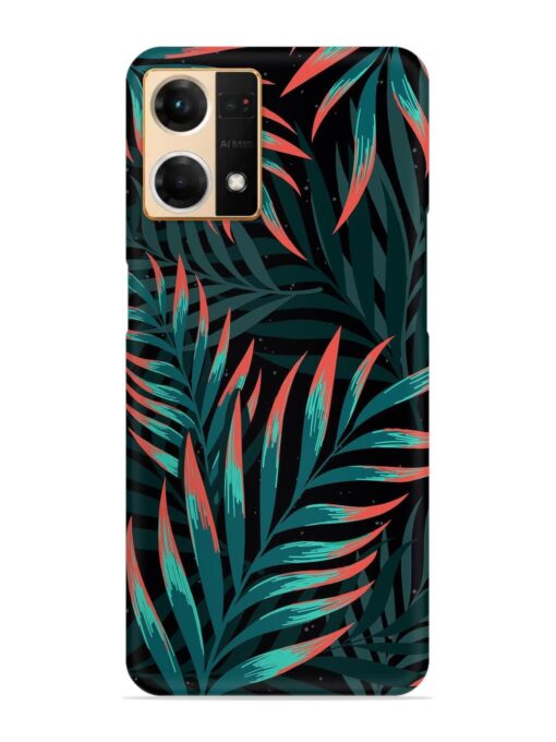 Green Leaf Art Snap Case for Oppo Reno 7 (4G)