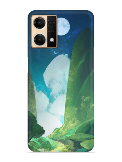 Abstract Art Of Nature Snap Case for Oppo Reno 7 (4G)