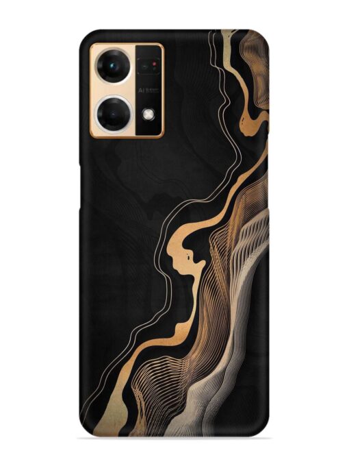 Abstract Art Snap Case for Oppo Reno 7 (4G) Zapvi