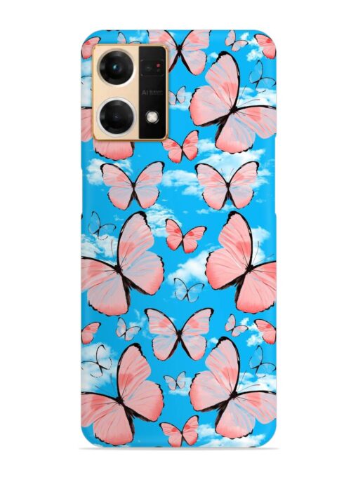 Seamless Pattern Tropical Snap Case for Oppo Reno 7 (4G) Zapvi