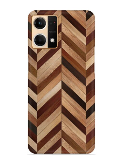 Seamless Wood Parquet Snap Case for Oppo Reno 7 (4G)