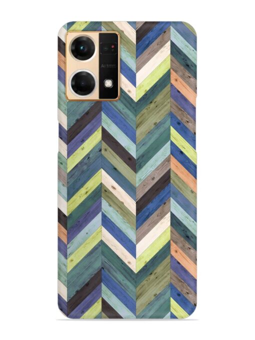 Chevron Random Color Snap Case for Oppo Reno 7 (4G) Zapvi