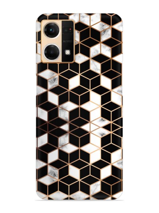 Vector Marble Texture Snap Case for Oppo Reno 7 (4G) Zapvi