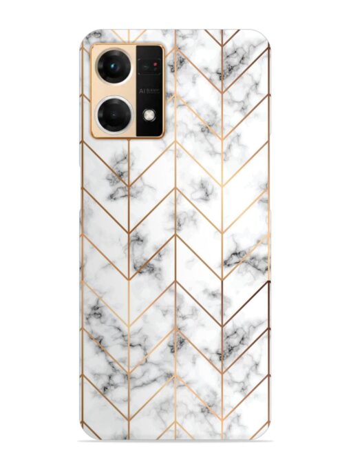 Vector Marble Texture Snap Case for Oppo Reno 7 (4G) Zapvi