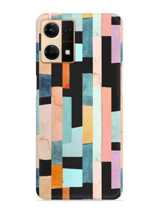 Geometric Seamless Pattern Snap Case for Oppo Reno 7 (4G) Zapvi