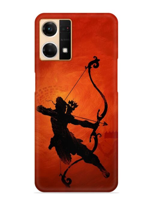 Illustration Lord Rama Snap Case for Oppo Reno 7 (4G) Zapvi