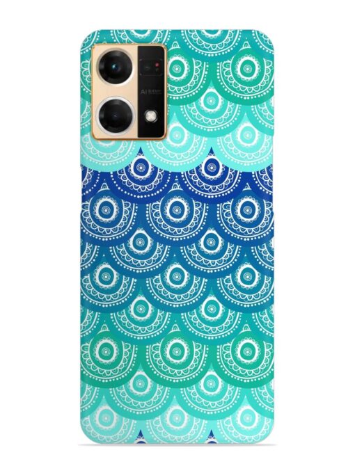 Ethnic Seamless Pattern Snap Case for Oppo Reno 7 (4G)