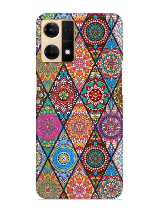 Seamless Tile Pattern Snap Case for Oppo Reno 7 (4G) Zapvi