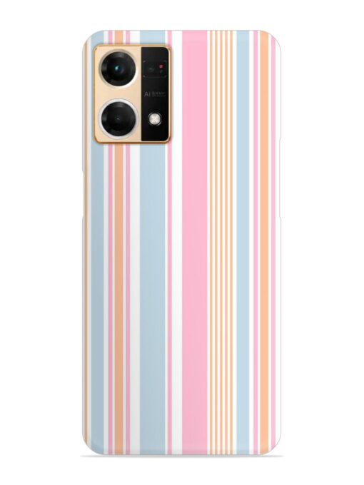 Stripe Seamless Pattern Snap Case for Oppo Reno 7 (4G)