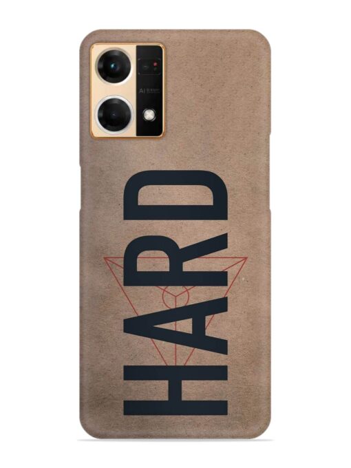 Hard Typo Snap Case for Oppo Reno 7 (4G) Zapvi