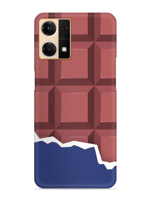 Chocolate Vector Art Snap Case for Oppo Reno 7 (4G) Zapvi