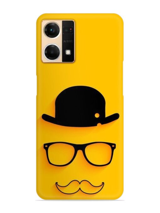 Classic Face Vector Snap Case for Oppo Reno 7 (4G)