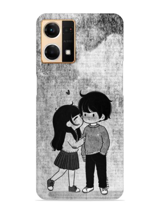 Couple Love Highlights Snap Case for Oppo Reno 7 (4G) Zapvi