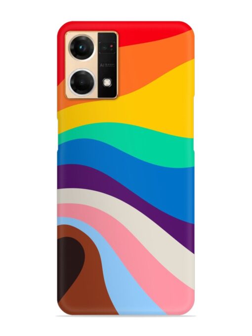 Minimal Pride Art Snap Case for Oppo Reno 7 (4G) Zapvi