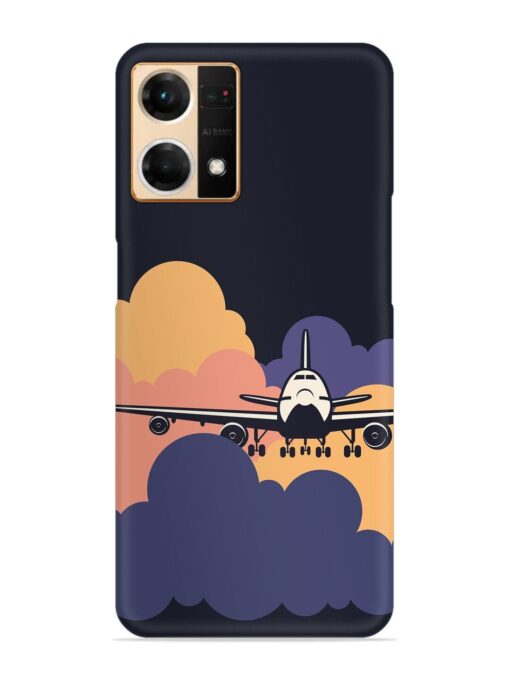 Aeroplane vector Snap Case for Oppo Reno 7 (4G) Zapvi