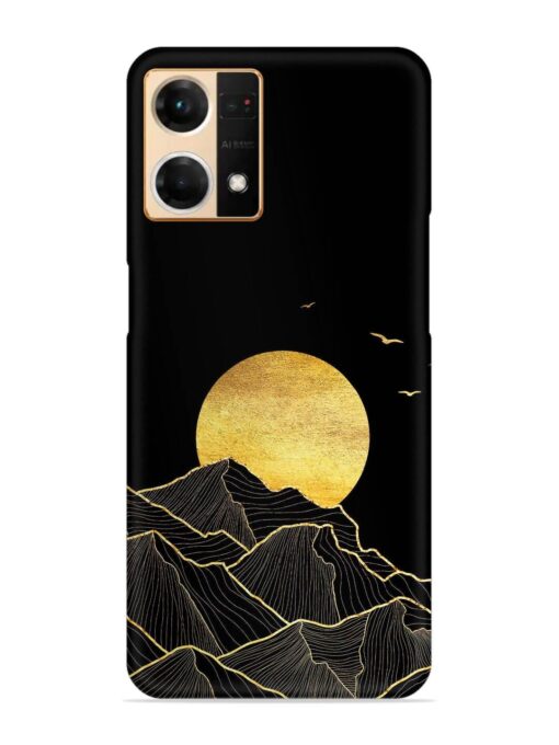 Golden Sunrise Snap Case for Oppo Reno 7 (4G)