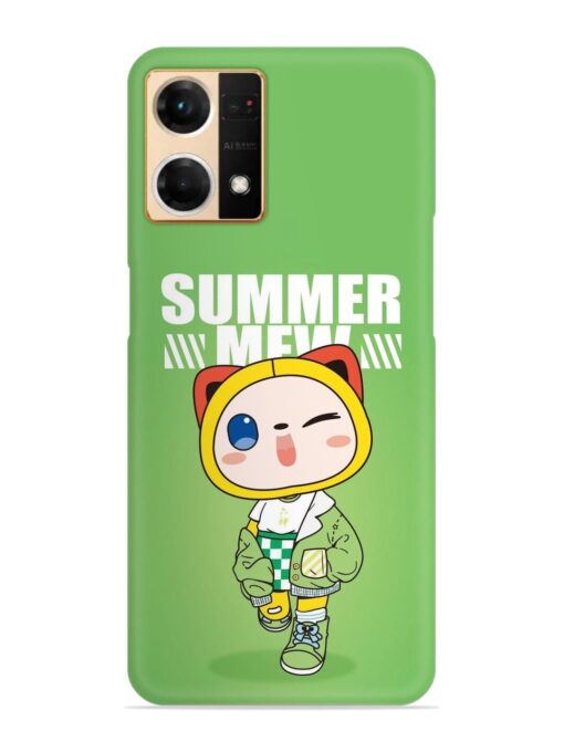 Summer Mew Snap Case for Oppo Reno 7 (4G) Zapvi