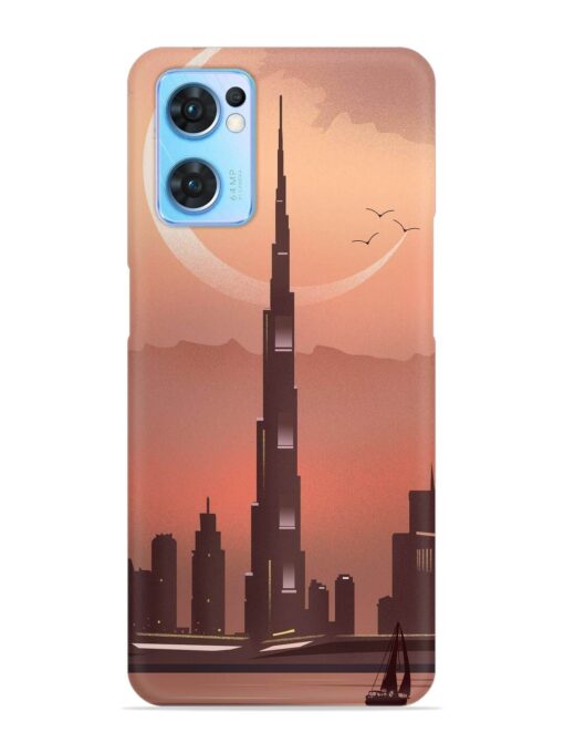 Landmark Burj Khalifa Snap Case for Oppo Reno 7 (5G) Zapvi