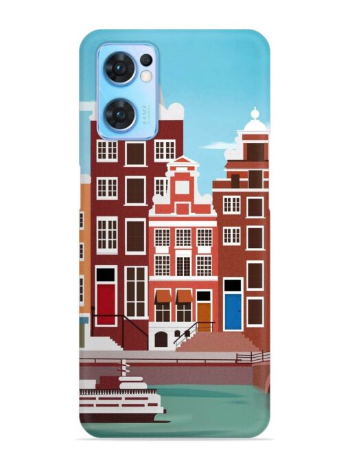 Scenery Architecture Amsterdam Landscape Snap Case for Oppo Reno 7 (5G) Zapvi