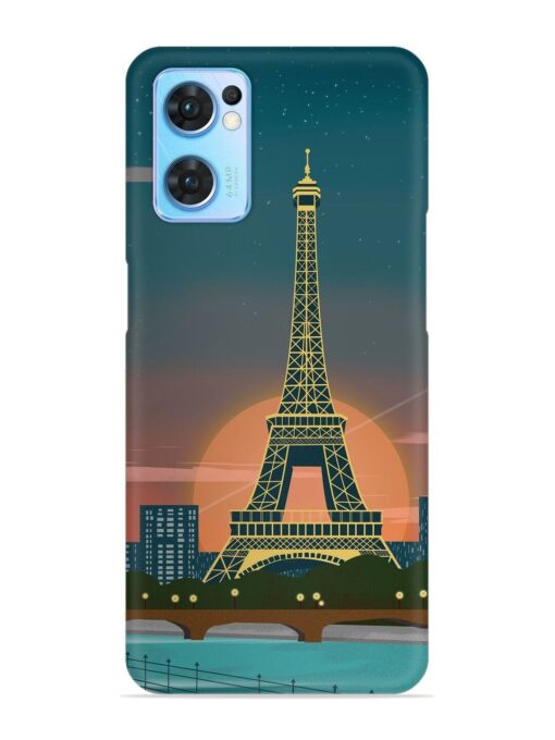 Scenery Architecture France Paris Snap Case for Oppo Reno 7 (5G) Zapvi