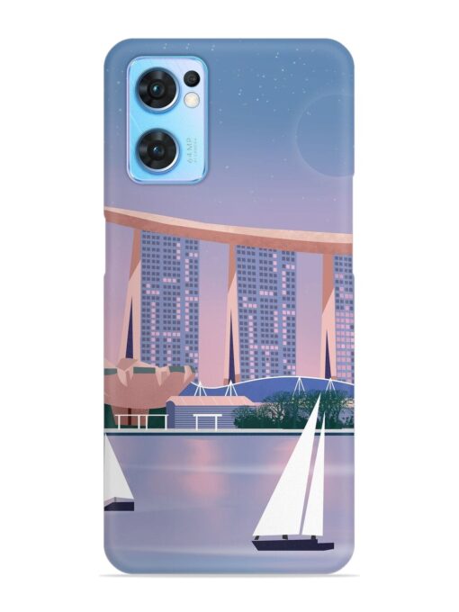 Singapore Scenery Architecture Snap Case for Oppo Reno 7 (5G) Zapvi