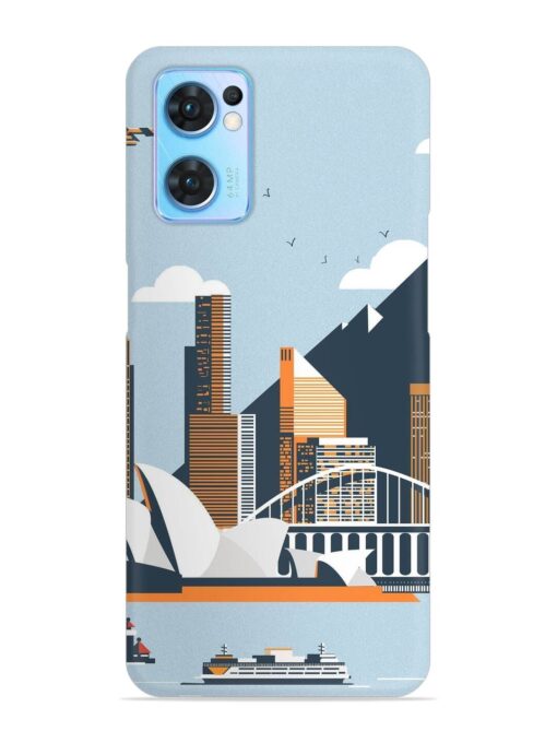 Sydney Opera Landscape Snap Case for Oppo Reno 7 (5G) Zapvi