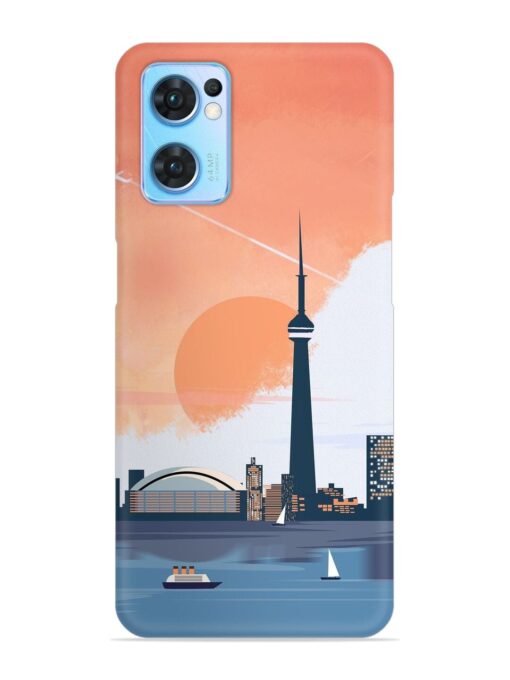 Toronto Canada Snap Case for Oppo Reno 7 (5G)