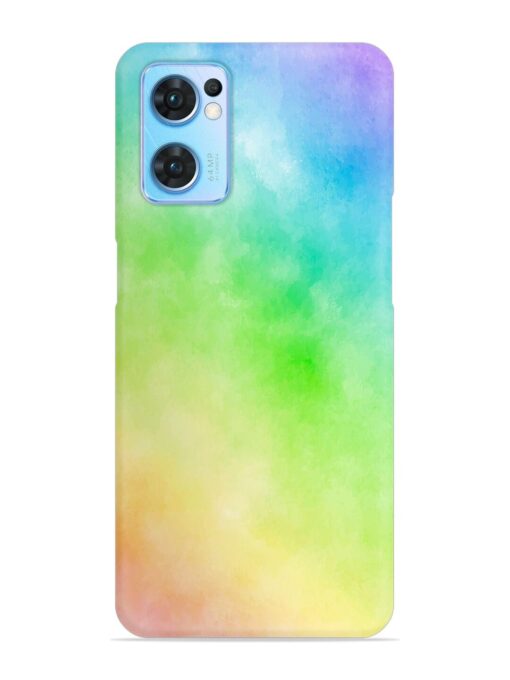 Watercolor Mixture Snap Case for Oppo Reno 7 (5G)