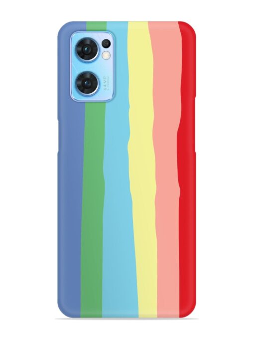 Rainbow Premium Shade Snap Case for Oppo Reno 7 (5G) Zapvi