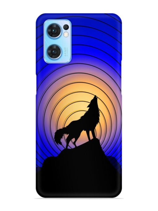 Fox Roaring Design Snap Case for Oppo Reno 7 (5G) Zapvi