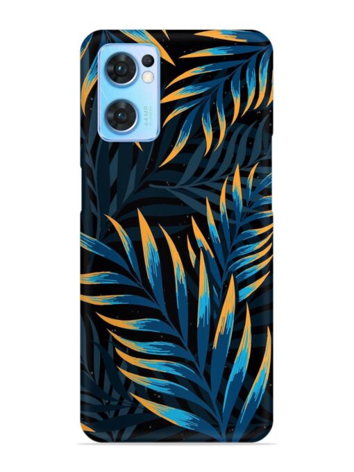 Abstract Leaf Art Snap Case for Oppo Reno 7 (5G) Zapvi