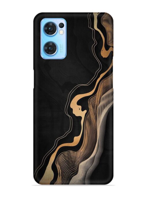 Abstract Art Snap Case for Oppo Reno 7 (5G) Zapvi