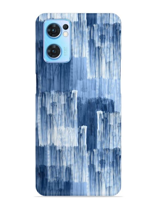 Abstract Pattern Stripes Snap Case for Oppo Reno 7 (5G) Zapvi