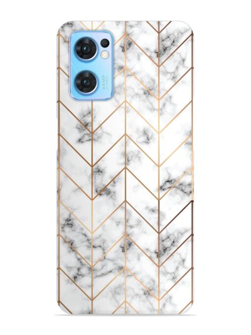 Vector Marble Texture Snap Case for Oppo Reno 7 (5G) Zapvi