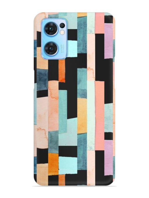 Geometric Seamless Pattern Snap Case for Oppo Reno 7 (5G) Zapvi